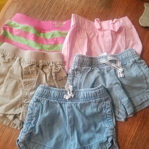Lot of 4 Girls shorts Size 6-9